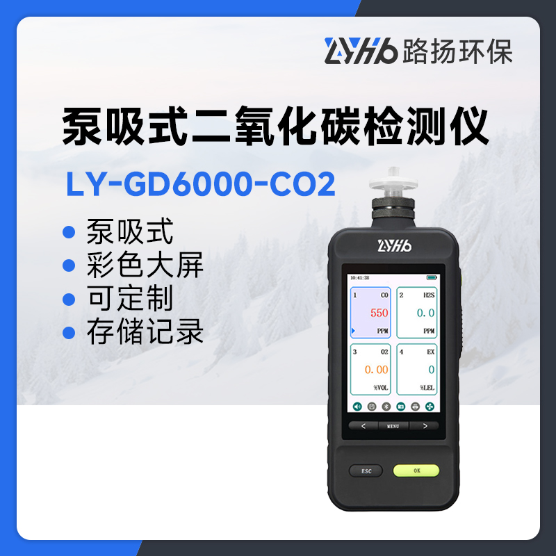 LY-GD6000-CO2泵吸式二氧化碳检测仪